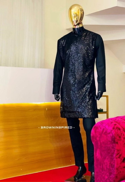— Space black custom kaftan — - Image 2