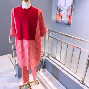 Red daskiki fit