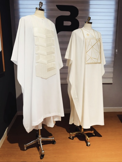• The Imperial White Agbada •