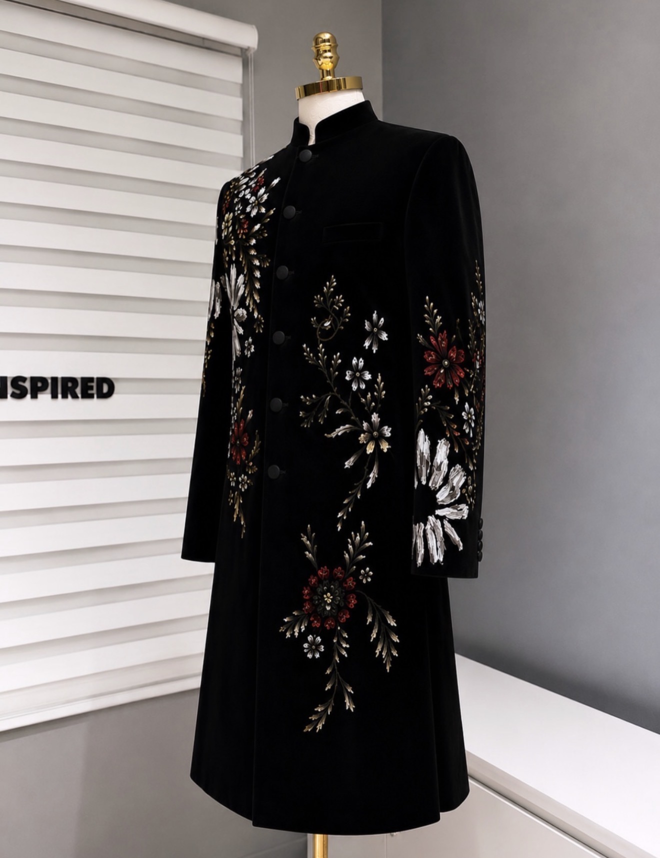 Ornament velvet suit - Image 4