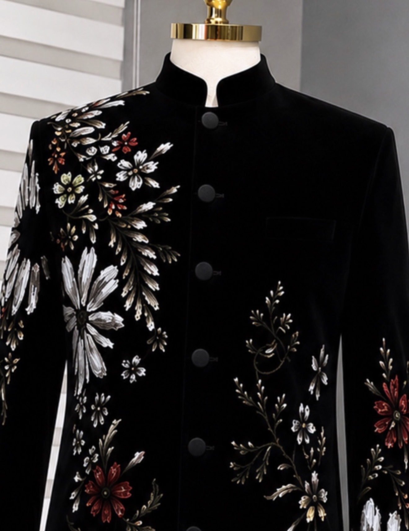 Ornament velvet suit - Image 3